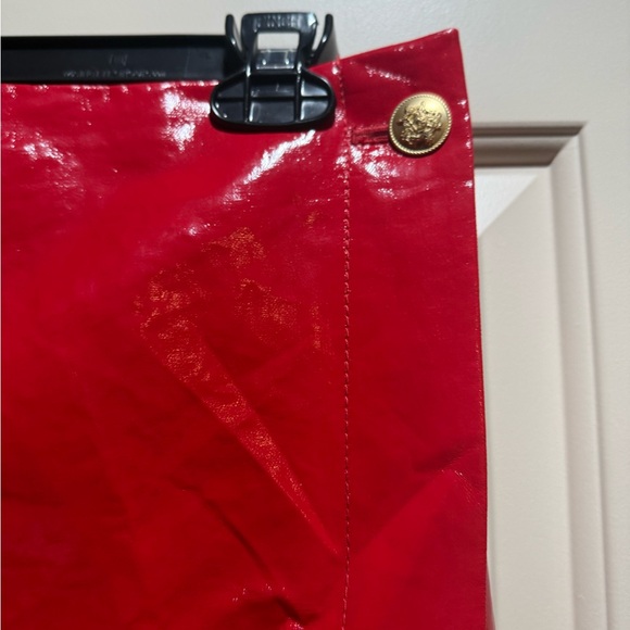 J. Crew laminated linen wrap skirt NWT - Picture 4 of 8